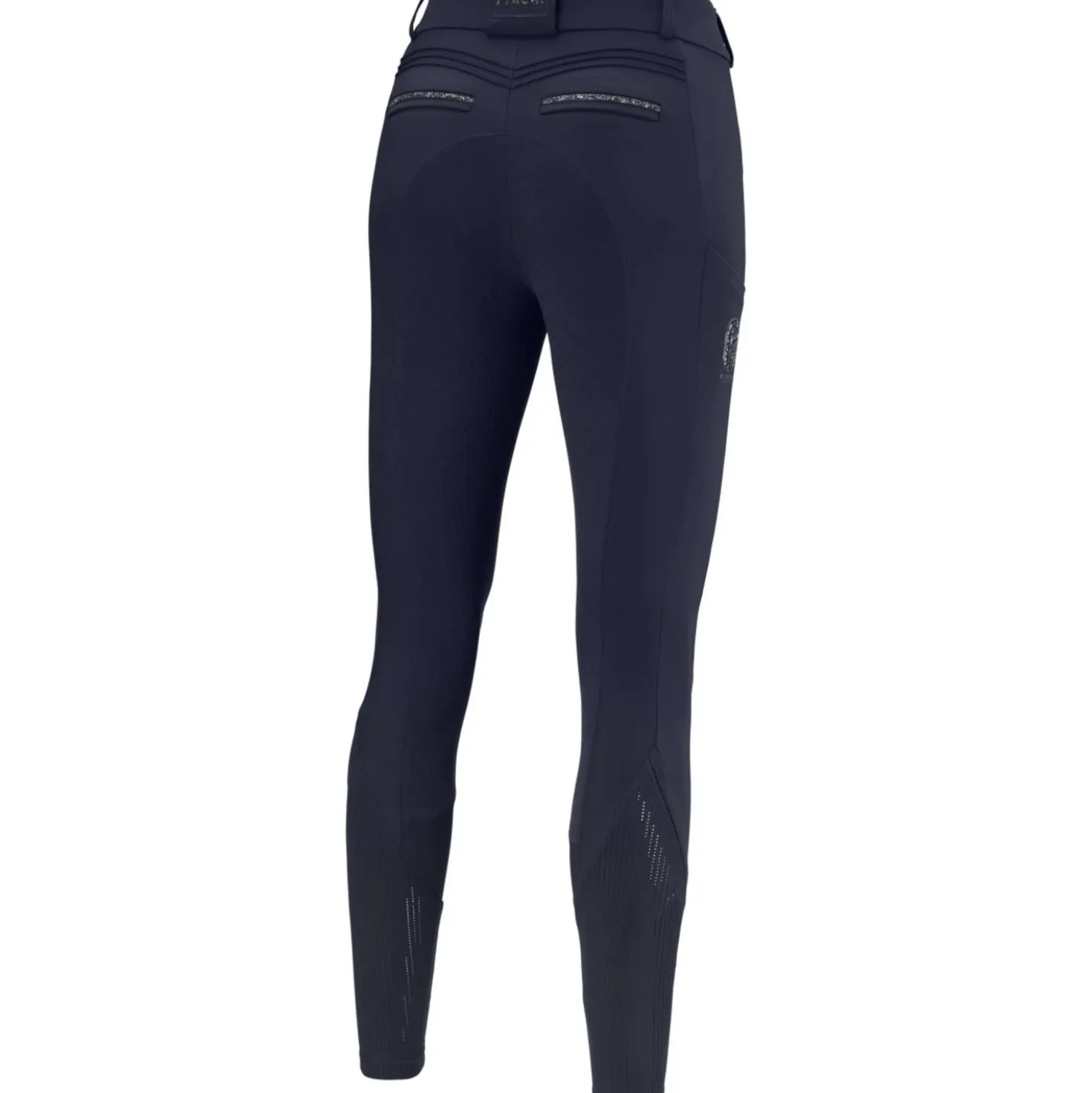 Pikeur Rijbroek Ceelina GridTexLeather Highwaist Full Grip Nightblue