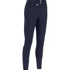 Pikeur Rijbroek Ceelina GridTexLeather Highwaist Full Grip Nightblue