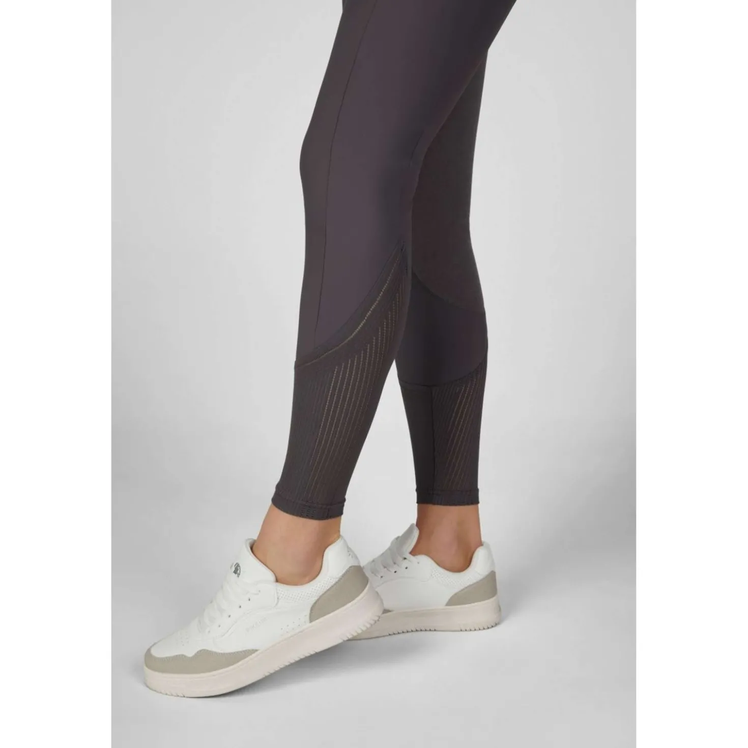 Pikeur Rijbroek Ceelina GridTexLeather Highwaist Full Grip Basalt Grey