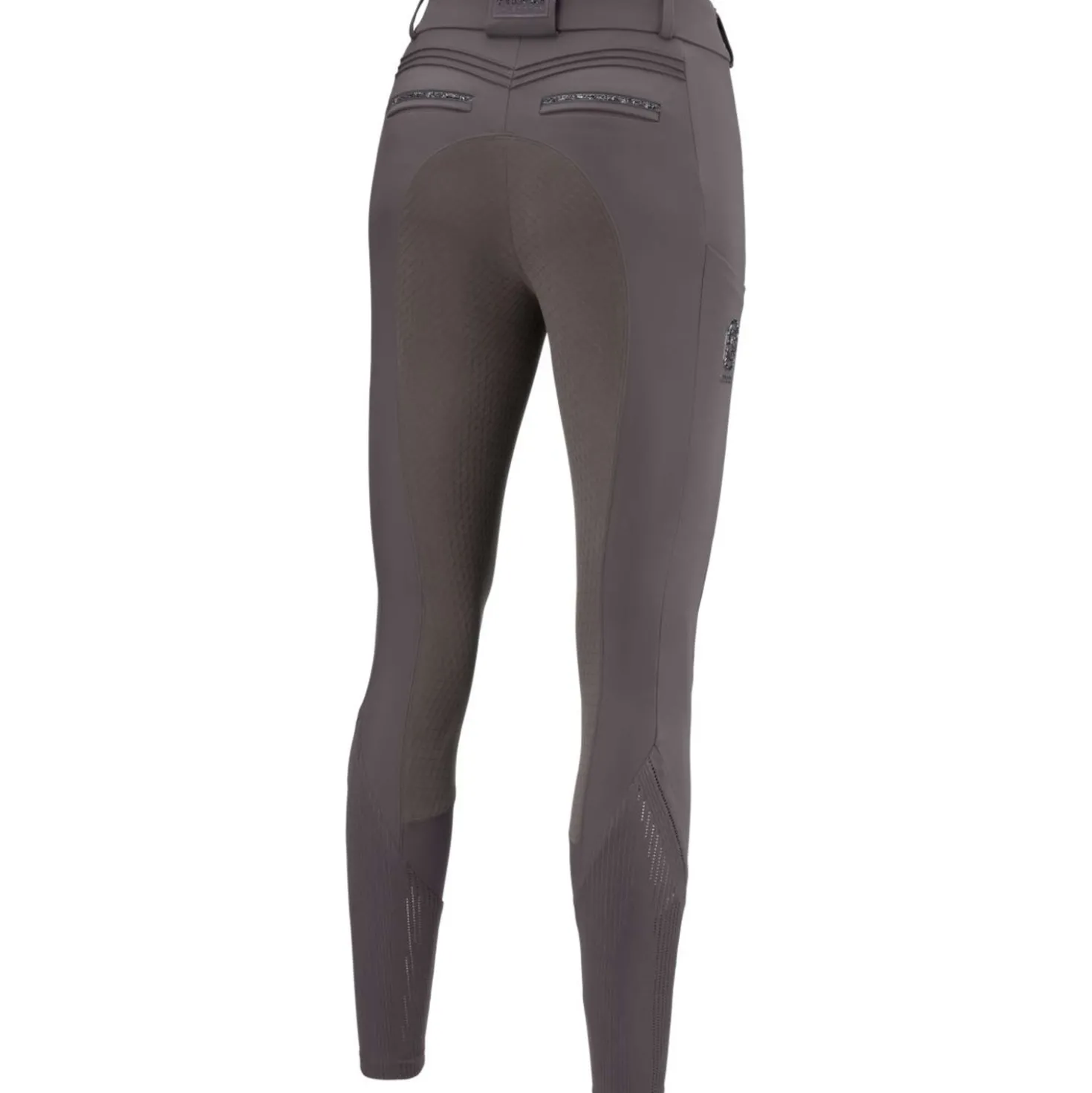 Pikeur Rijbroek Ceelina GridTexLeather Highwaist Full Grip Basalt Grey
