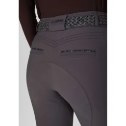 Pikeur Rijbroek Ceelina GridTexLeather Highwaist Full Grip Basalt Grey