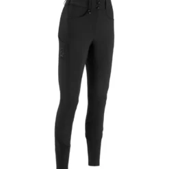 Pikeur Rijbroek Ceelina GridTexLeather Highwaist Full Grip Zwart