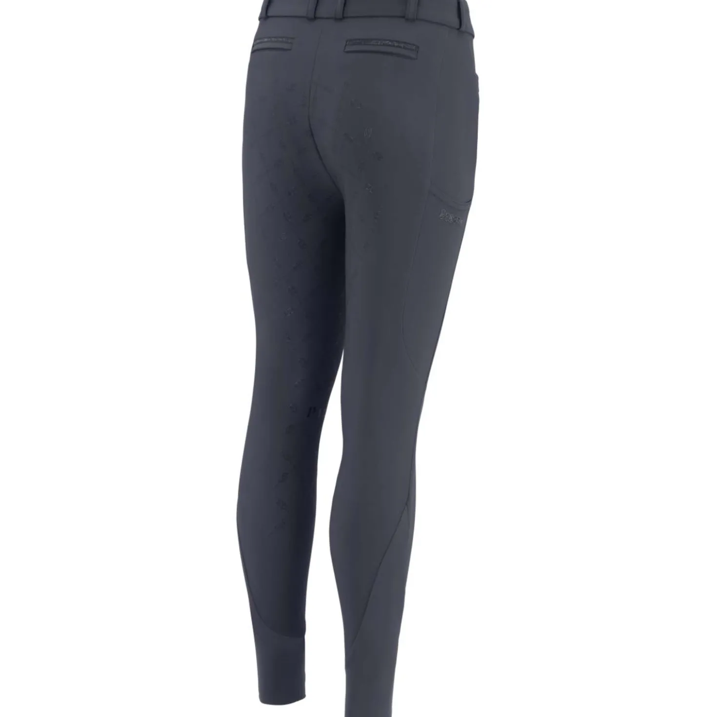 Pikeur Rijbroek Ceelina GripTec Kids Midwaist Full Grip Graphite Blue