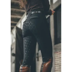 Pikeur Rijbroek Linnet GripTec SO Highwaist Full Grip Zwart