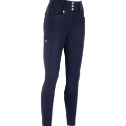 Pikeur Rijbroek New Candela Leren Zitvlak Night Blue