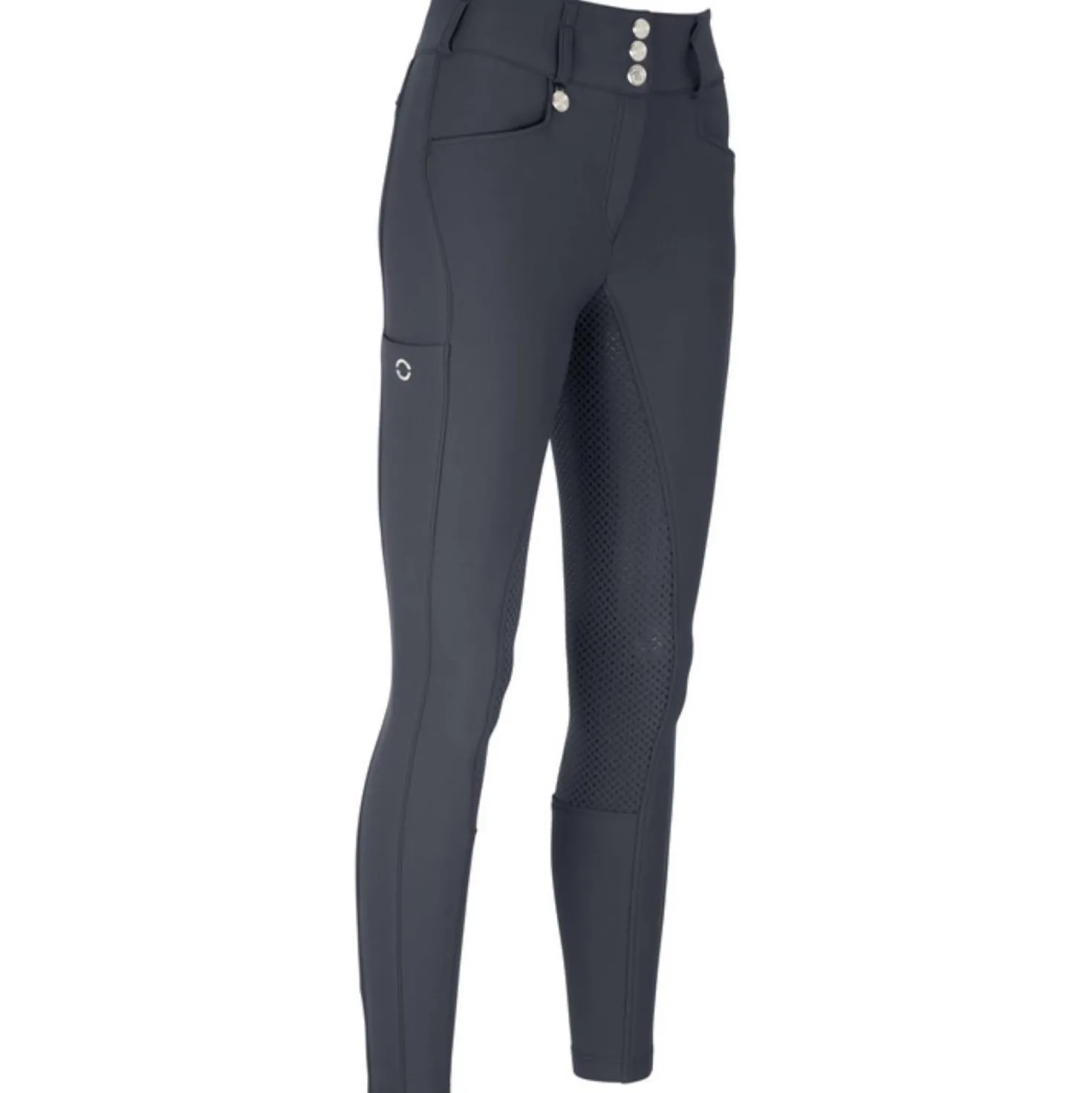Pikeur Rijbroek New Candela Winter Full Grip Dark Shadow