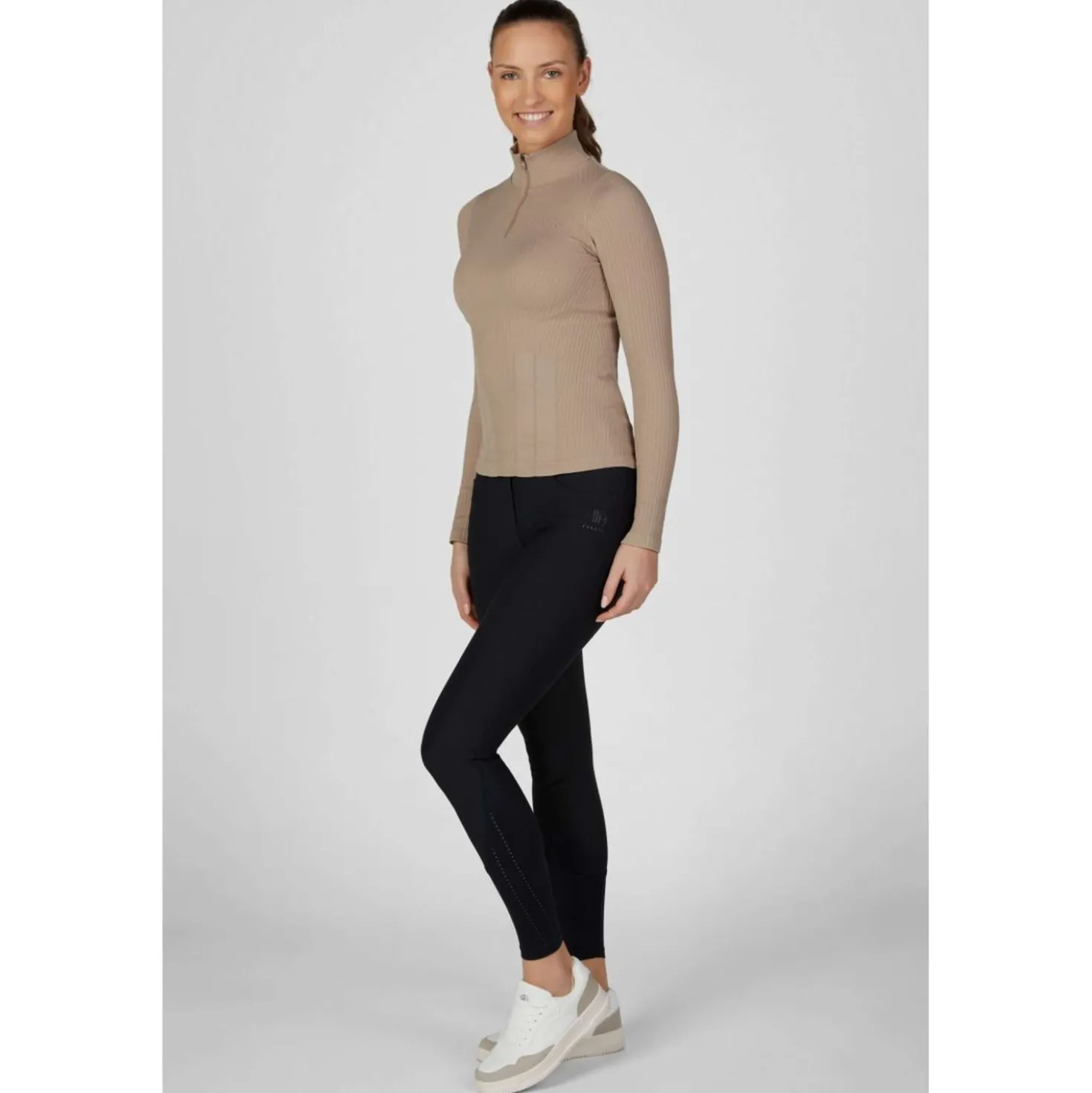 Pikeur Shirt 3D Athleisure AW26 Mocha Cream