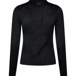 Pikeur Shirt Waveline Selection AW26 Lange Mouwen Zwart
