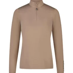 Pikeur Shirt Zip Athleisure AW26 Lange Mouwen Mocha Cream