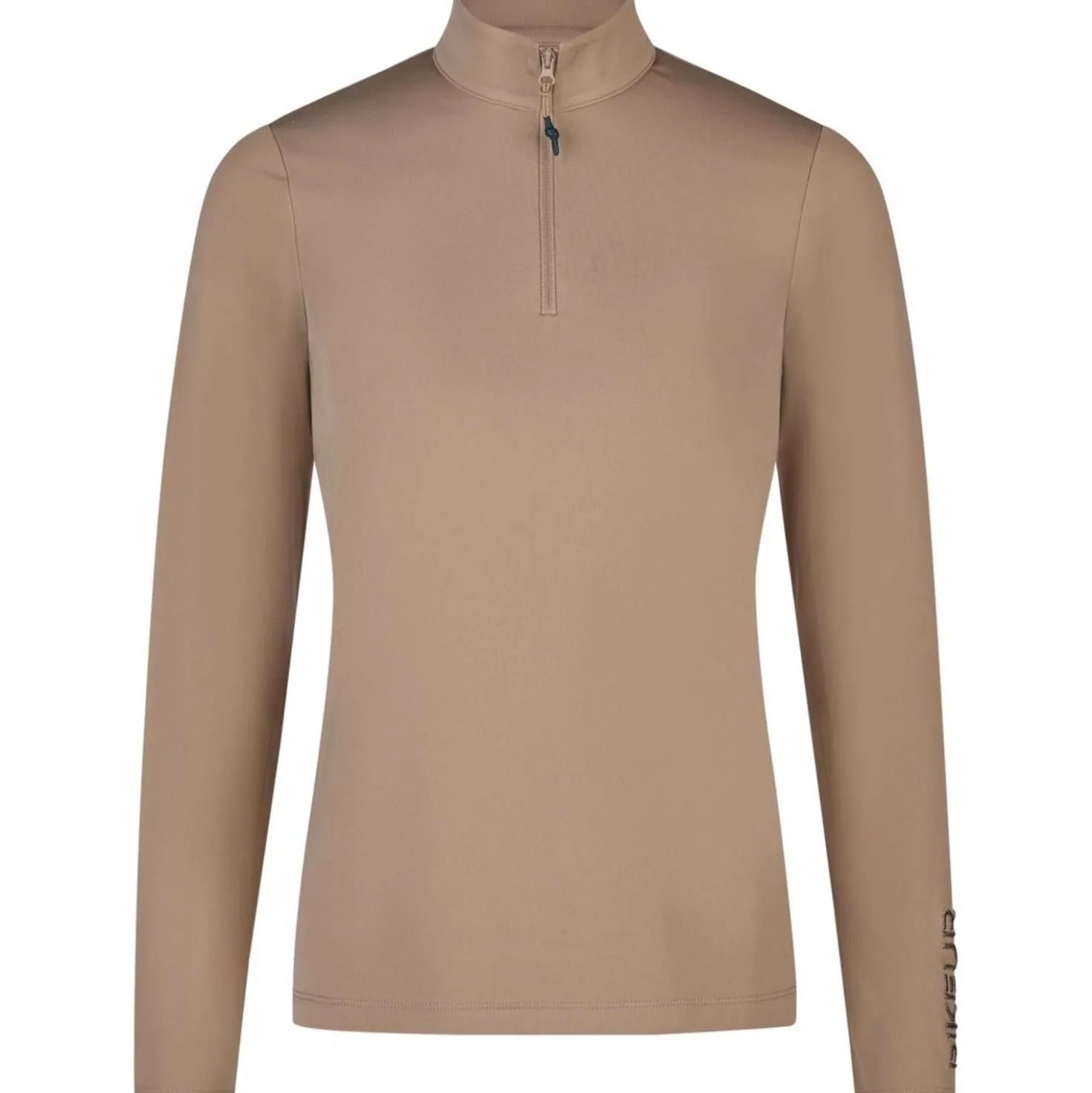 Pikeur Shirt Zip Athleisure AW26 Lange Mouwen Mocha Cream