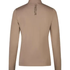 Pikeur Shirt Zip Athleisure AW26 Lange Mouwen Mocha Cream