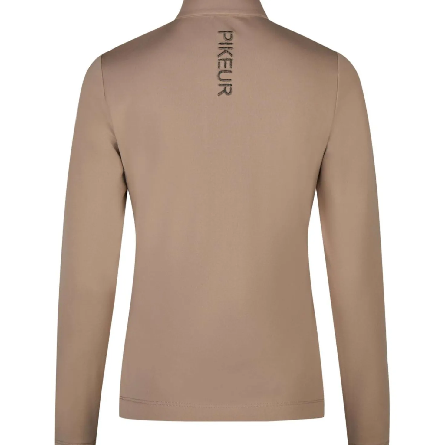 Pikeur Shirt Zip Athleisure AW26 Lange Mouwen Mocha Cream