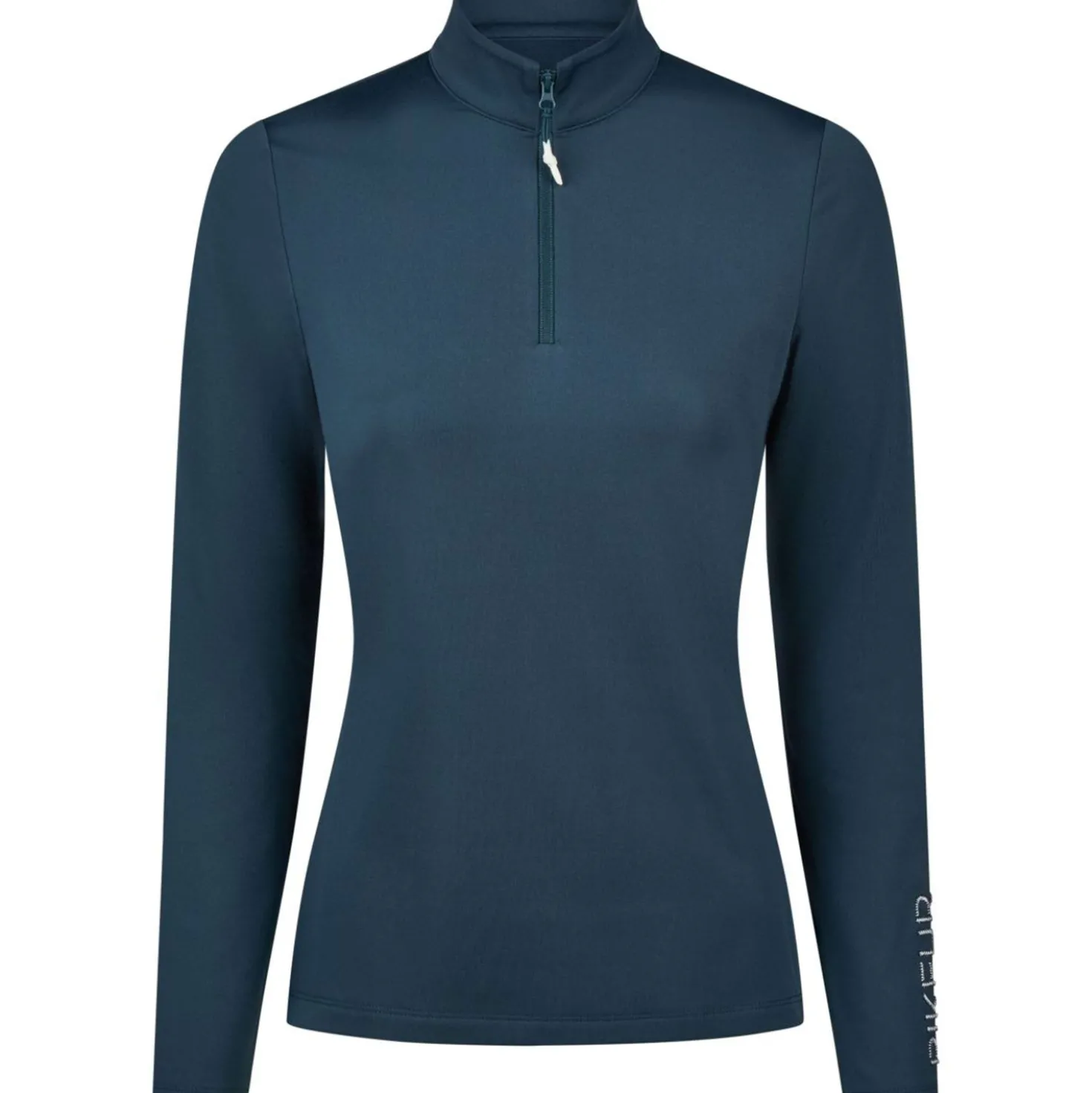 Pikeur Shirt Zip Athleisure AW26 Lange Mouwen Pine Green