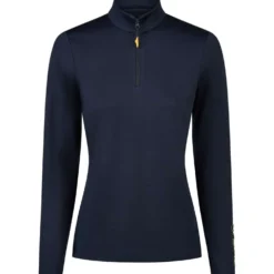 Pikeur Shirt Zip Athleisure AW26 Lange Mouwen Navy Blue