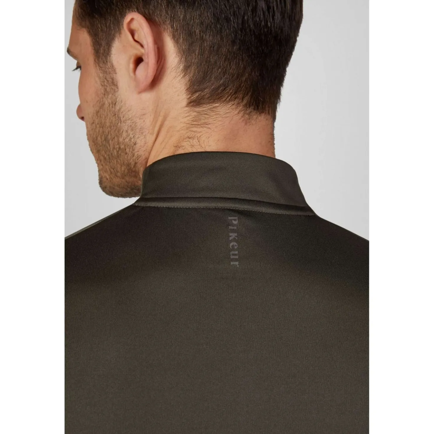 Pikeur Shirt Zip Athleisure AW26 Heren Olive Green