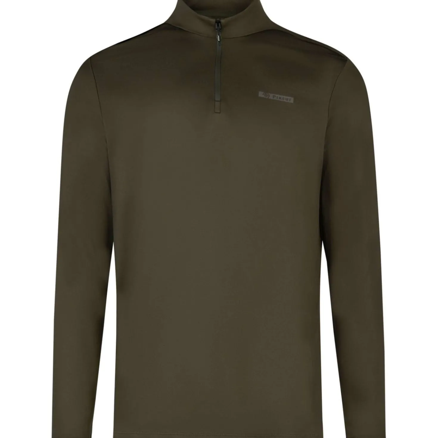 Pikeur Shirt Zip Athleisure AW26 Heren Olive Green
