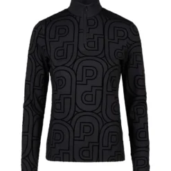 Pikeur Shirt Zip Print Selection AW26 Lange Mouwen Zwart