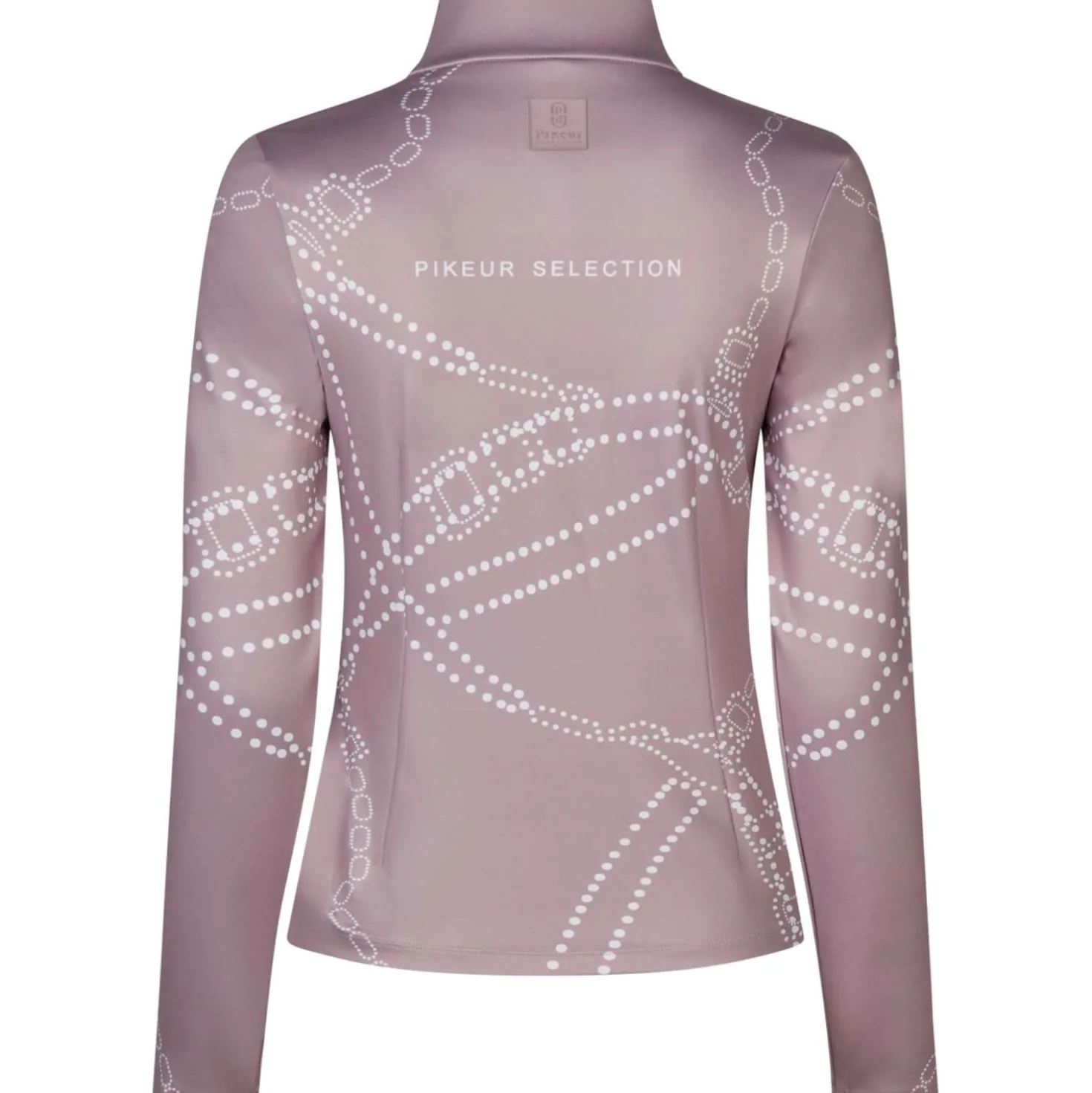 Pikeur Shirt Zip Print Selection AW26 Lange Mouwen Ash Mauve
