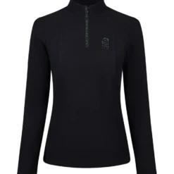 Pikeur Shirt Zip Rip Selection AW26 Lange Mouwen Zwart
