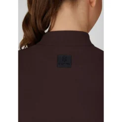 Pikeur Shirt Zip Rip Selection AW26 Lange Mouwen Chocolate Brown