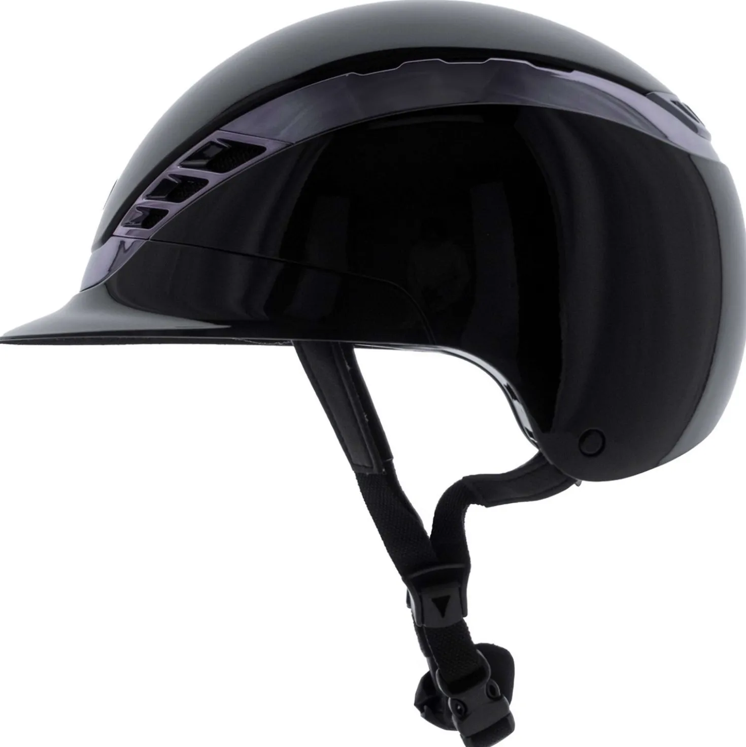 Pikeur X Abus Cap AirLuxe CHROME Shiny Black