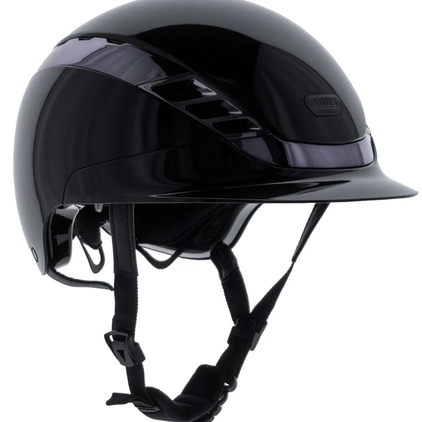 Pikeur X Abus Cap AirLuxe CHROME Shiny Black