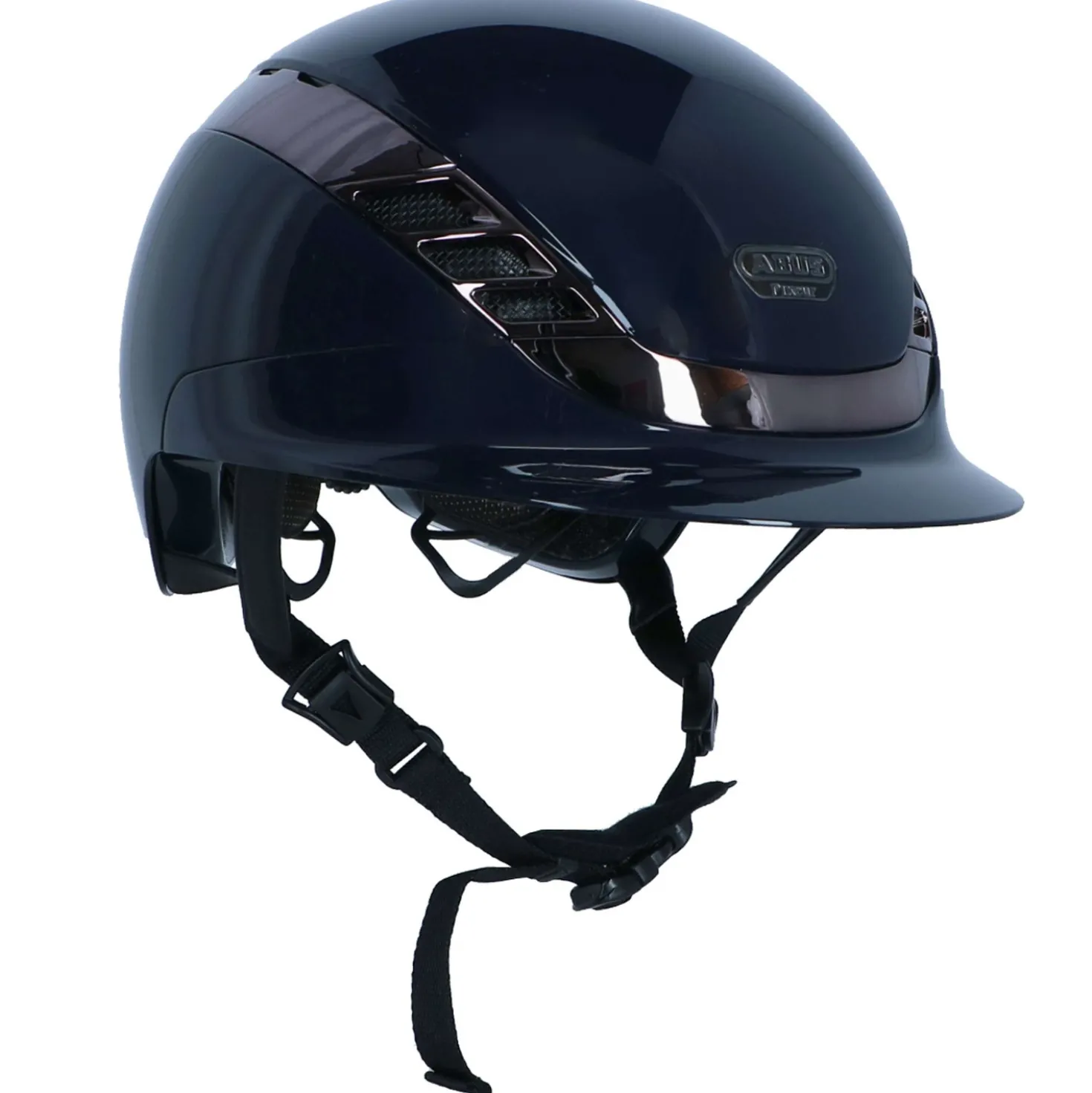Pikeur X Abus Cap AirLuxe CHROME Shiny Midnight Blue