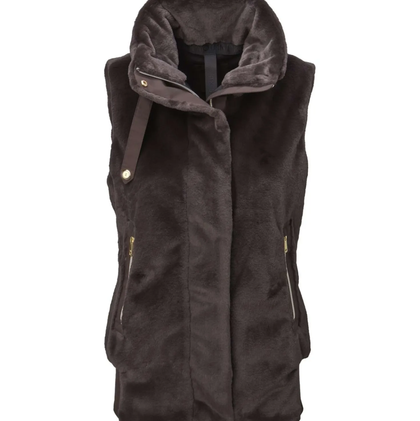 PK Bodywarmer Taury Fluffy Coffee