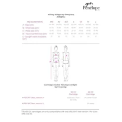 Pénélope Airbag Vest Airlight 2 Zwart