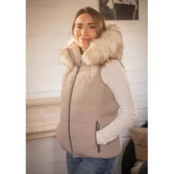 Pénélope Bodywarmer Louxia Taupe