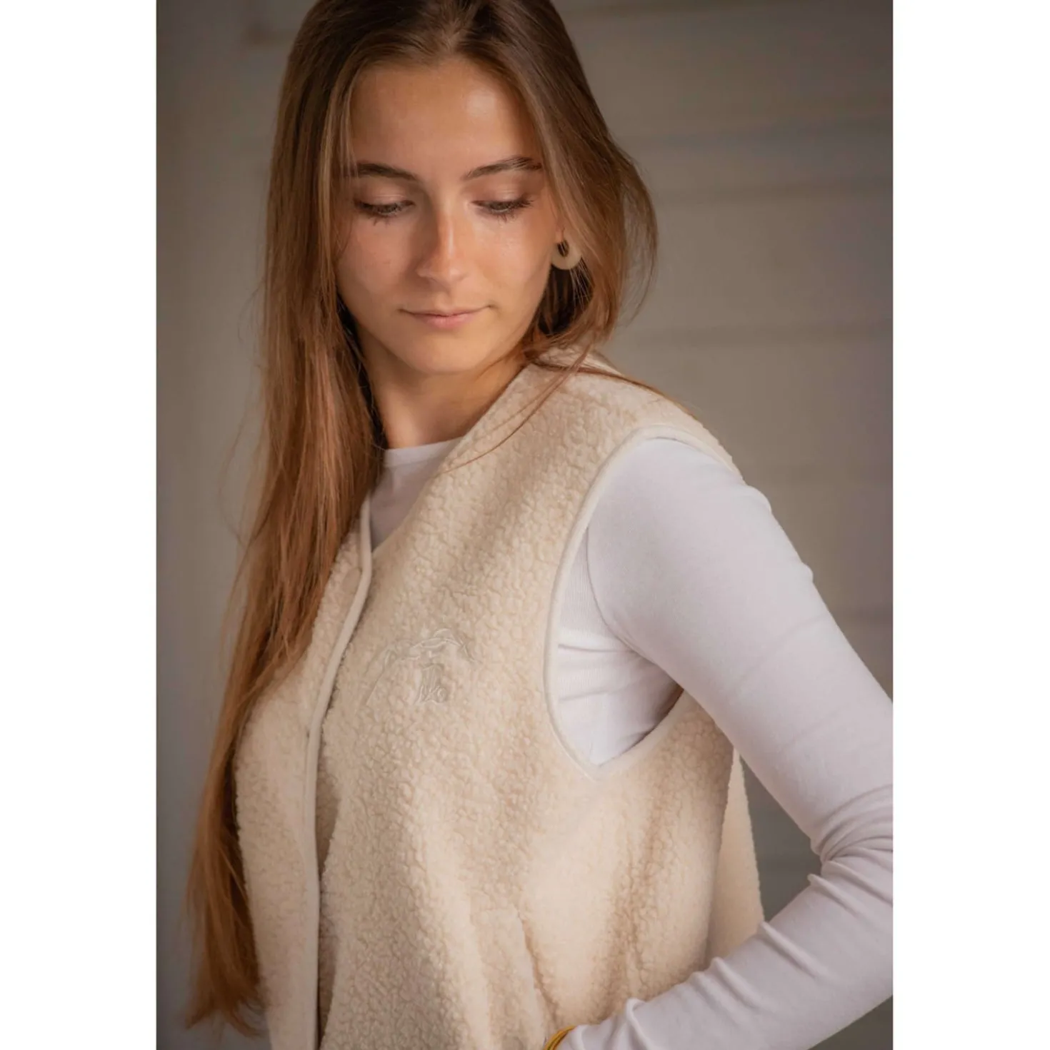 Pénélope Gilet Charline Ecru