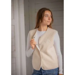Pénélope Gilet Charline Ecru