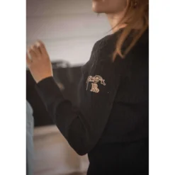 Pénélope Pullover Virgile Zwart