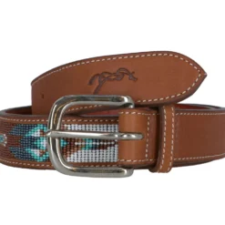 Pénélope Riem Pearl Cognac/Turquoise