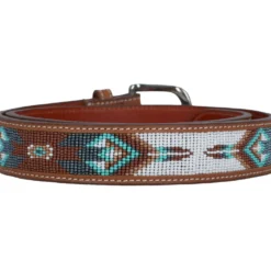 Pénélope Riem Pearl Cognac/Turquoise