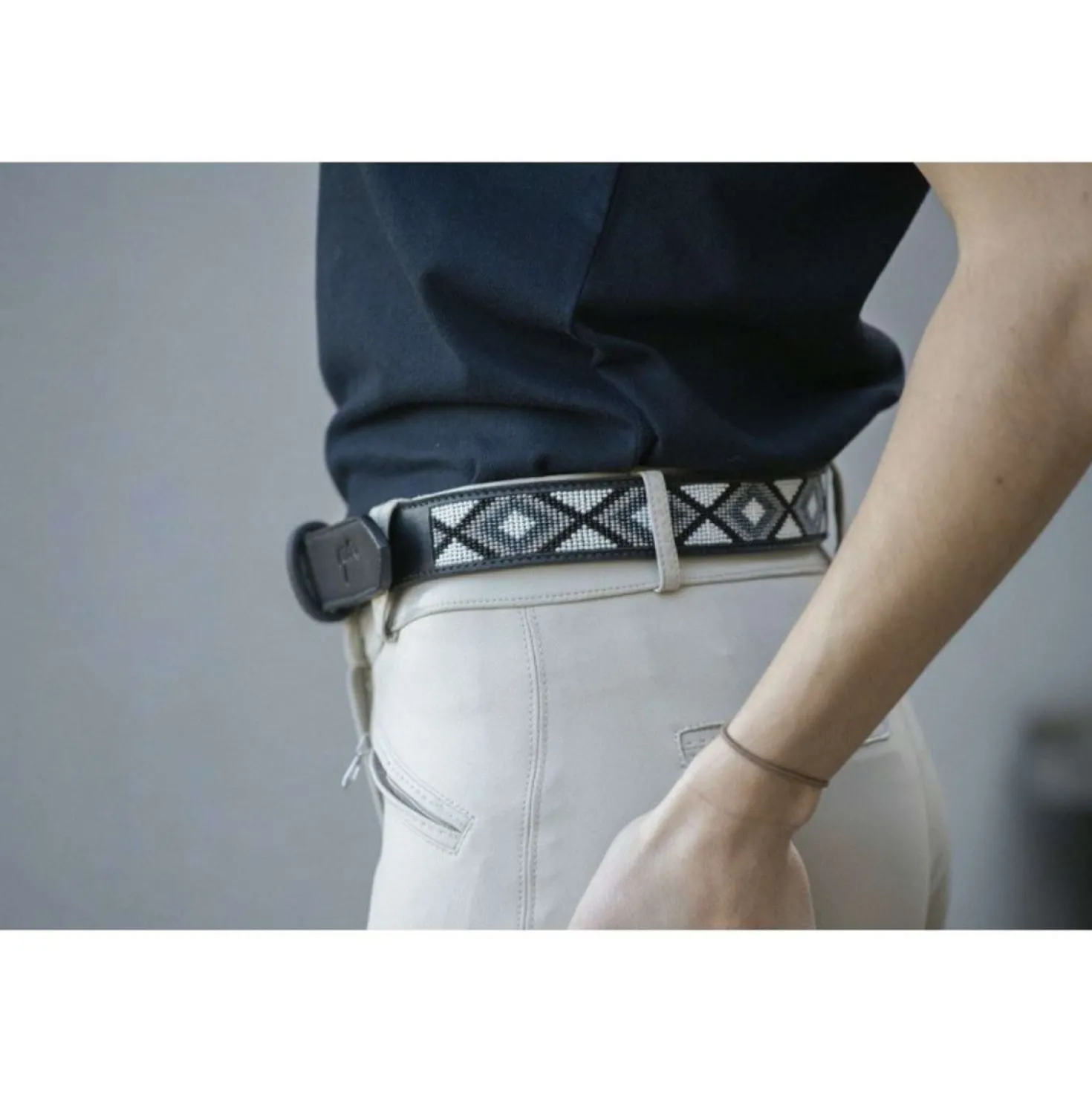 Pénélope Riem Pearl Zwart/Wit