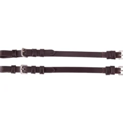 Premiere Bakstukken 13mm RVS Gesp per Paar Bruin