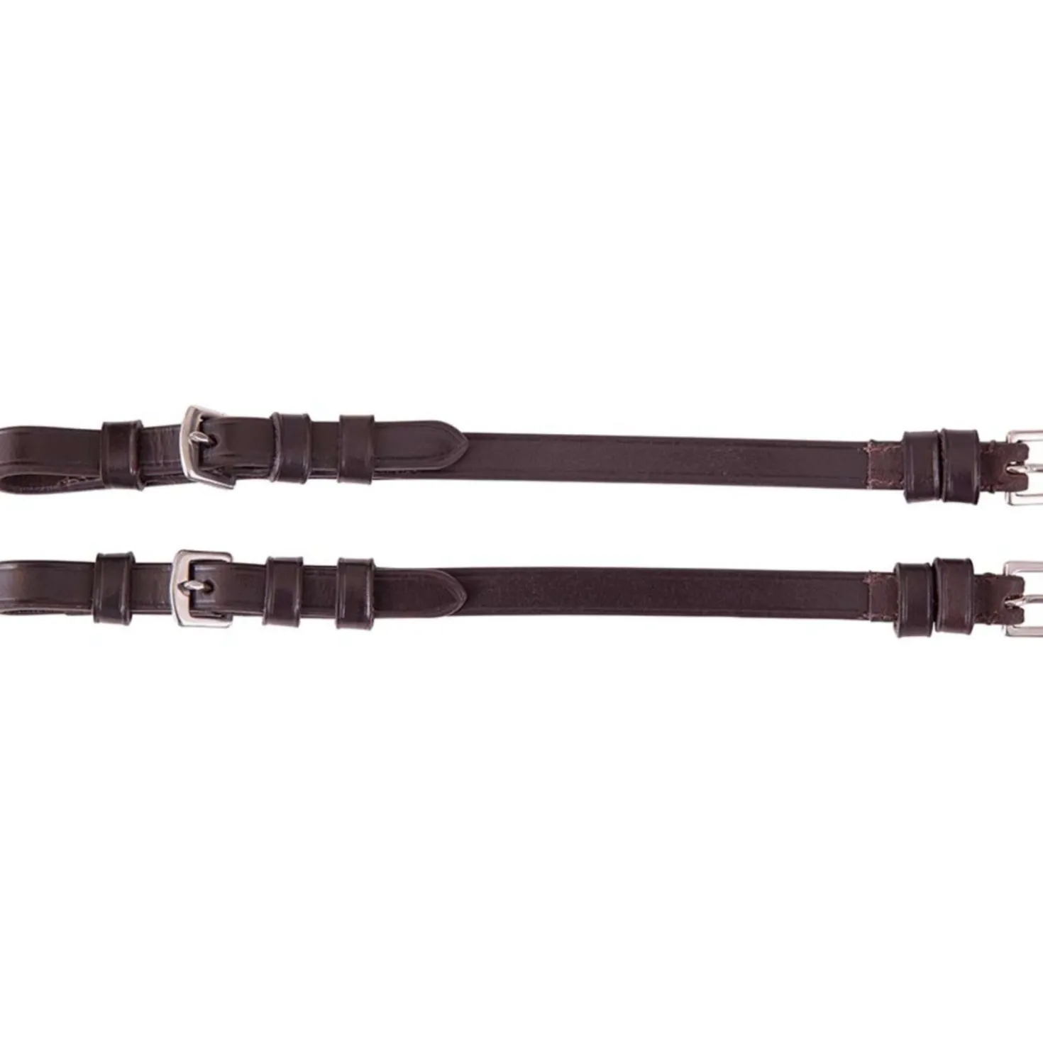 Premiere Bakstukken 13mm RVS Gesp per Paar Bruin