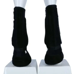 Premiere Beenbeschermer en Springschoen Neopreen Zwart