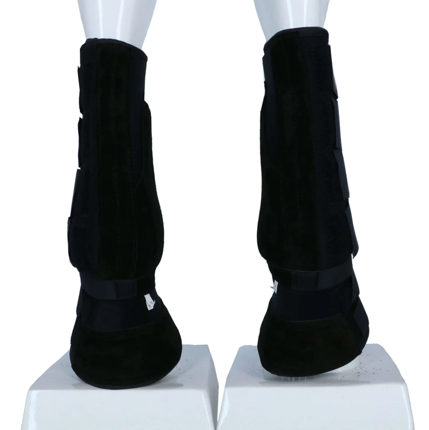 Premiere Beenbeschermer en Springschoen Neopreen Zwart