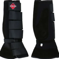 Premiere Beenbeschermer en Springschoen Neopreen Zwart
