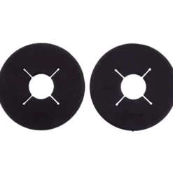Premiere Bitschijven Rubber met Uitsparingen Zwart