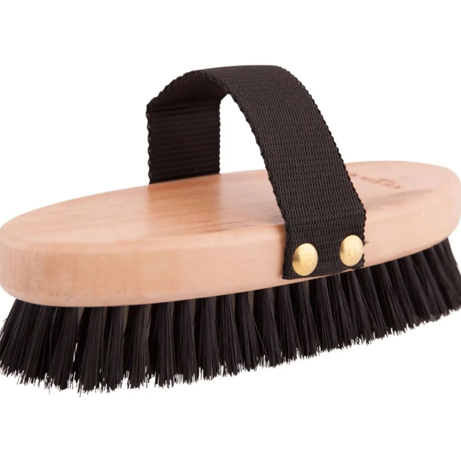 Premiere Borstel Body Zacht Houten Rug Zwart/Wit