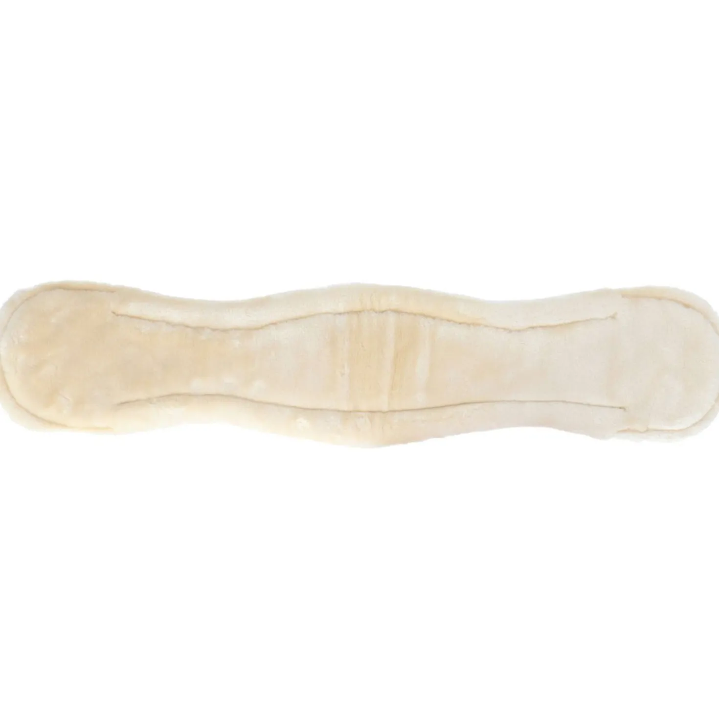 Premiere Dressuursingel Anatomisch Synthetisch Schapenvacht Zwart/Naturel