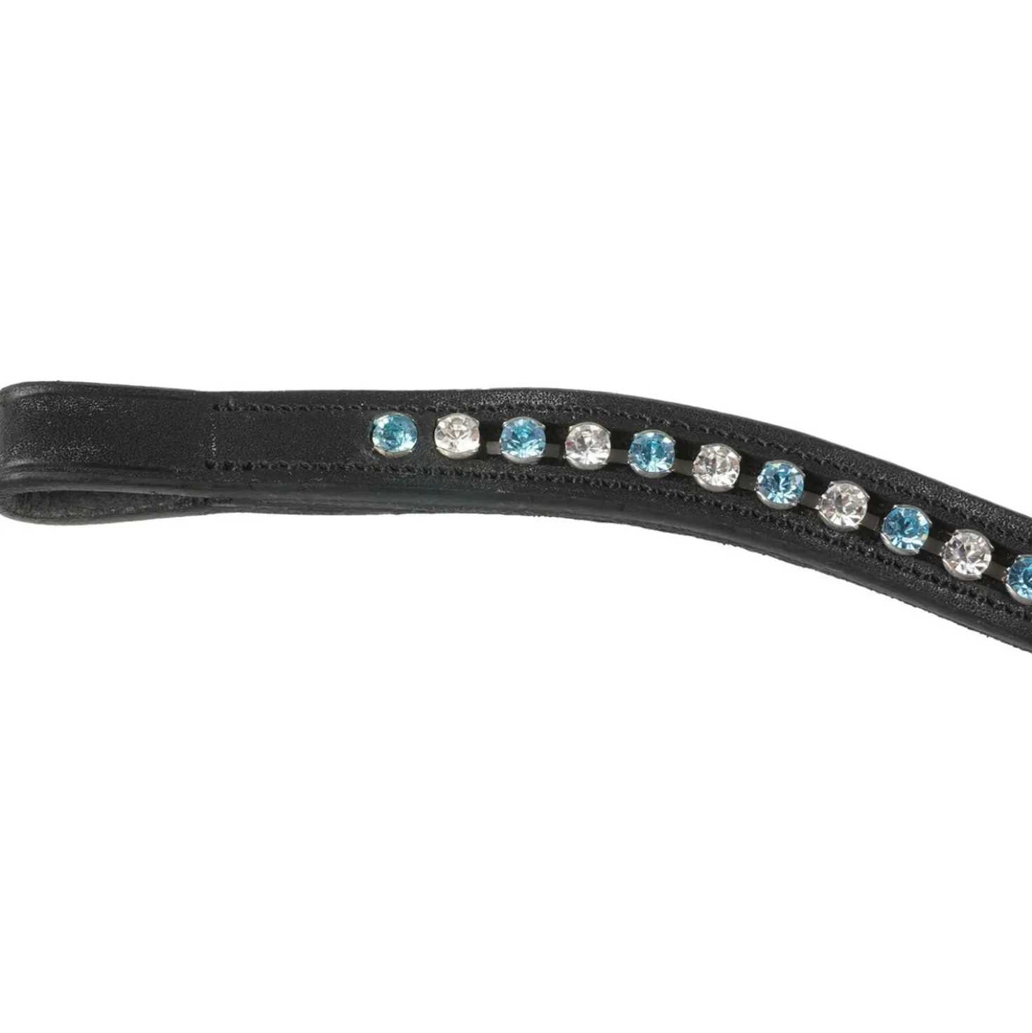 Premiere Frondeel Lyskamm Geb Crystal XL Zwart/L.Blw/Wit