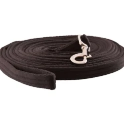 Premiere Longeerlijn Softgrip met Musketon Zwart