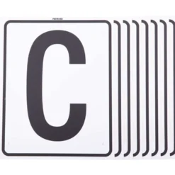 Premiere Manegeletters 20x25cm Wit