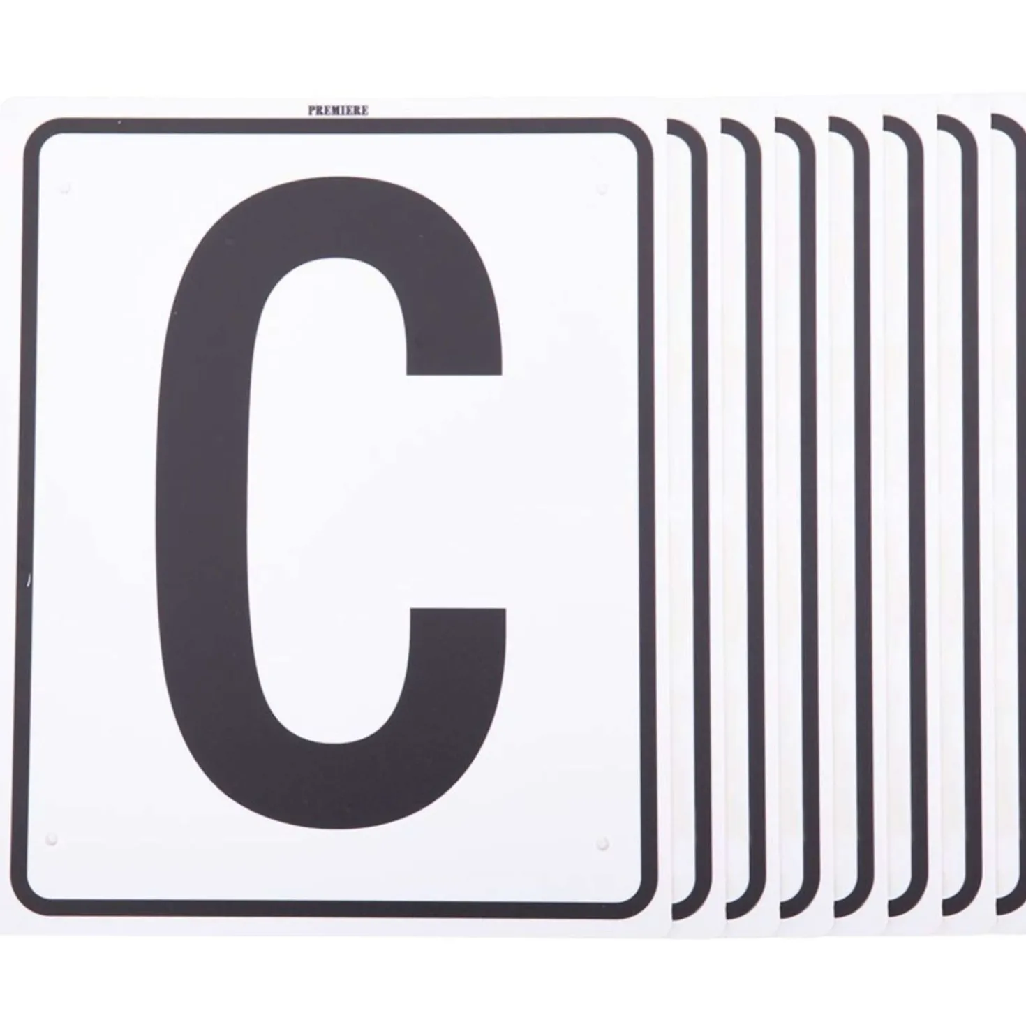 Premiere Manegeletters 20x25cm Wit