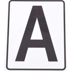 Premiere Manegeletters 20x25cm Wit