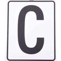 Premiere Manegeletters 20x25cm Wit
